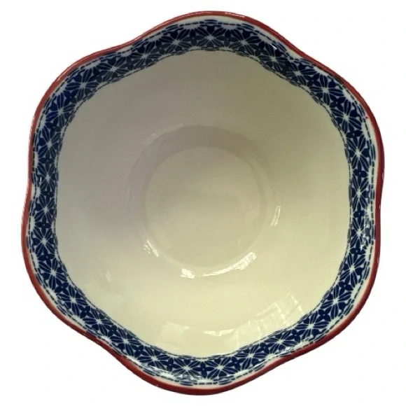 💐The Pioneer Woman Heritage Rose Cobalt Blue Soup Bowls Set of 4 - Picture 6 of 12